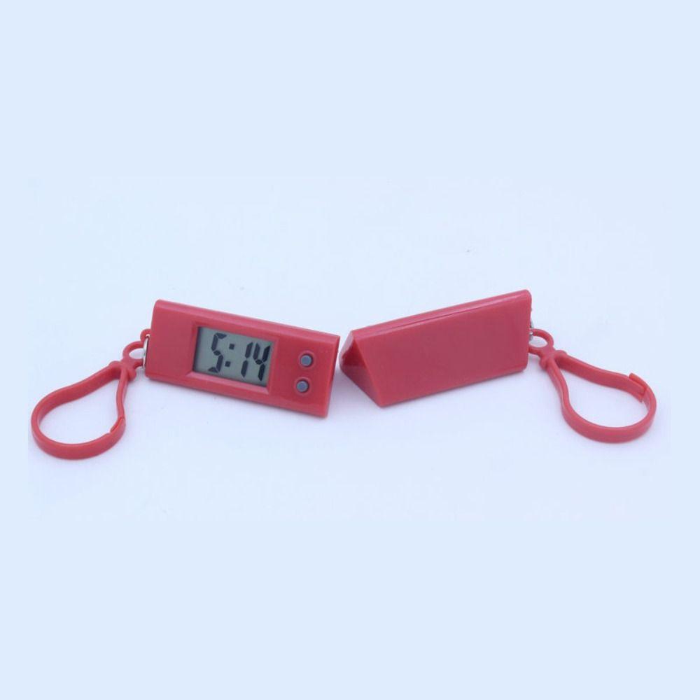 

Студенческие часы треугольной формы 10 цветов подвесной брелок новые мини электронные часы красный