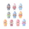 10pcs Cool Rabbit Plush Doll Trendy Play Cute Grain Desktop Ornament DIY Keychain with Pendant