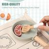 Wooden Play Cooking Set, Pretend Play Kitchen Accessories Toys Set for Kids Toddlers, Including Play Dishes, Pot and Pan, Utensils, Gifts for 3 4 5