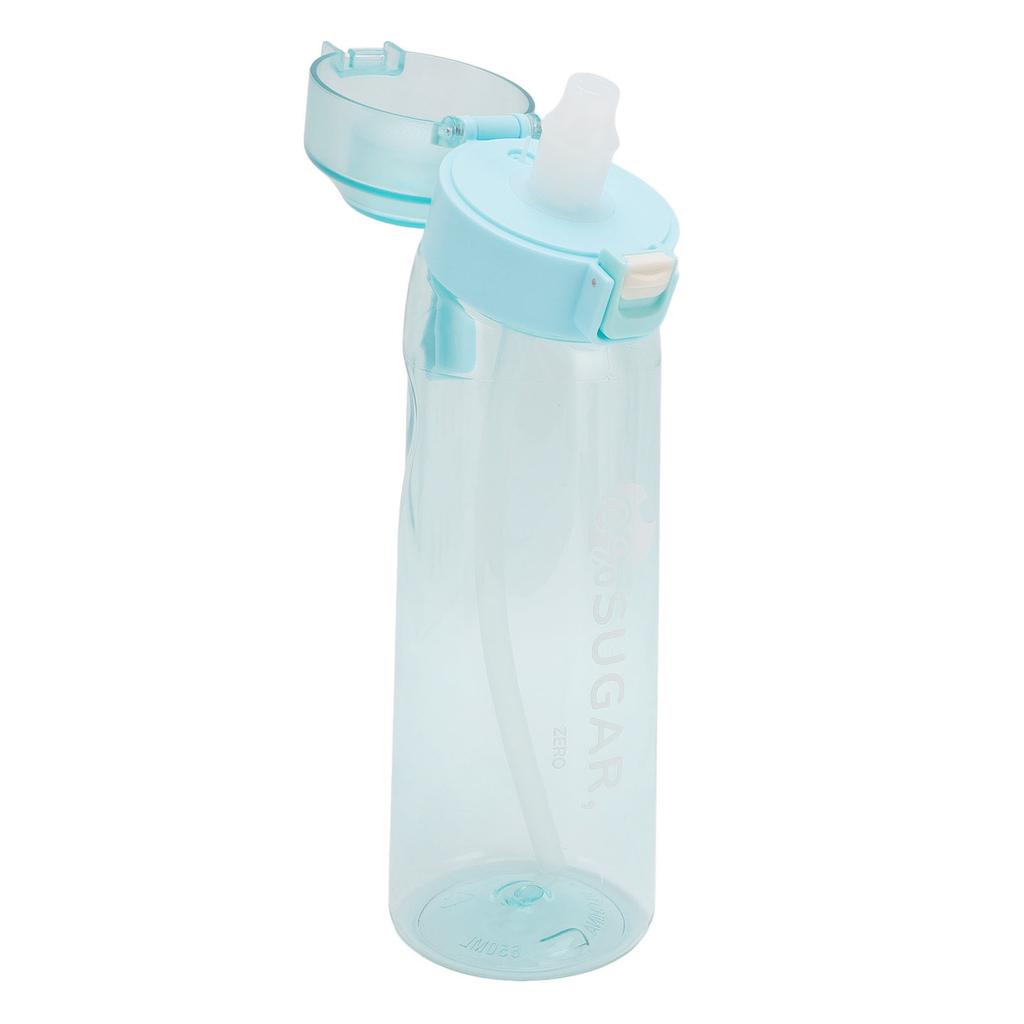 Air Water Up Bottle with Flavor Pods Straw Scent Sports Leak Proof Fast Flow 650ml