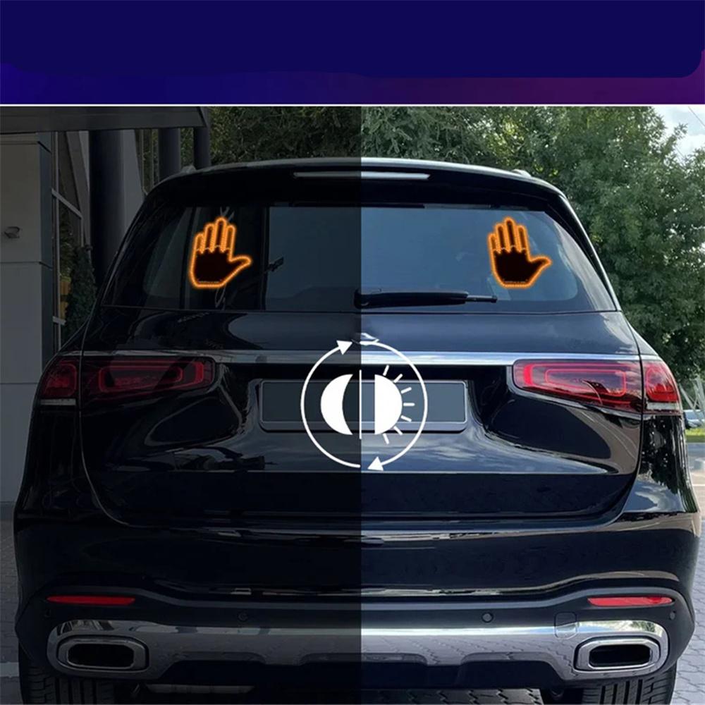 LED Illuminated Gesture Light Car Finger Light Finger Gesture Light Hand Lamp