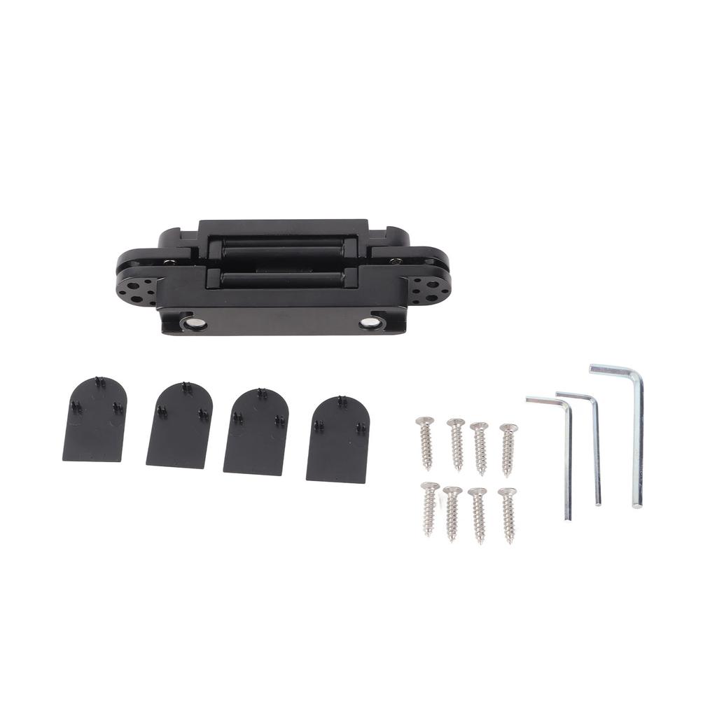 Door Hinges Adjustable 180 Degrees Opening Angle 3D Folding Door Hinge with Hex Wrench Screws for