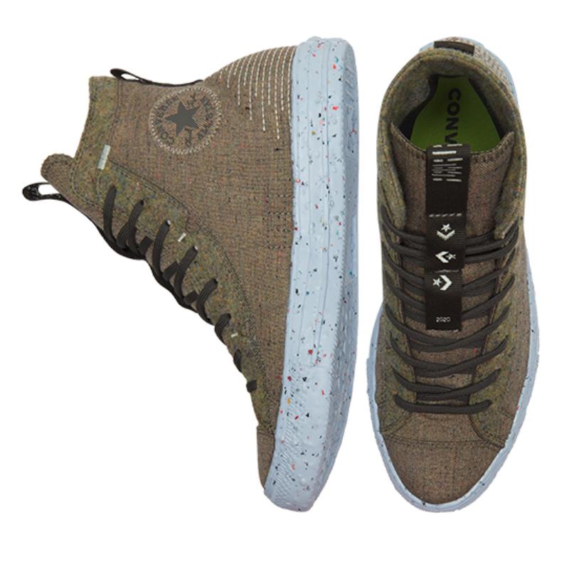 Converse All Star Crater Chuck Taylor Trendy Comfortable and Versatile High-Top Espadrilles Unisex Chartreuse