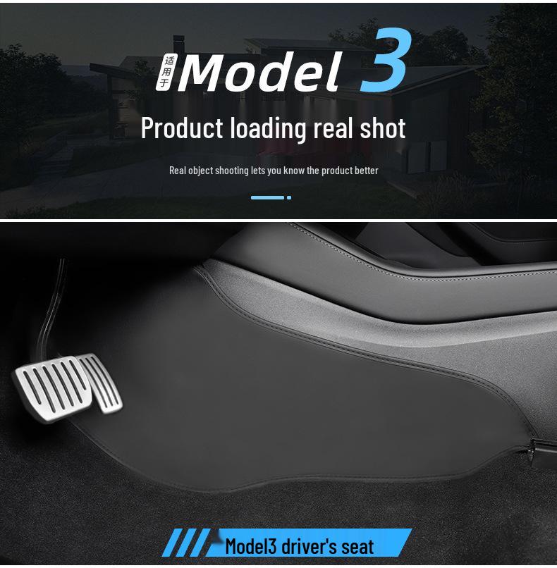Telsa Model 3/Y 2022 Center Console Side & Rear Door Sill Kick Pads Interior Mod