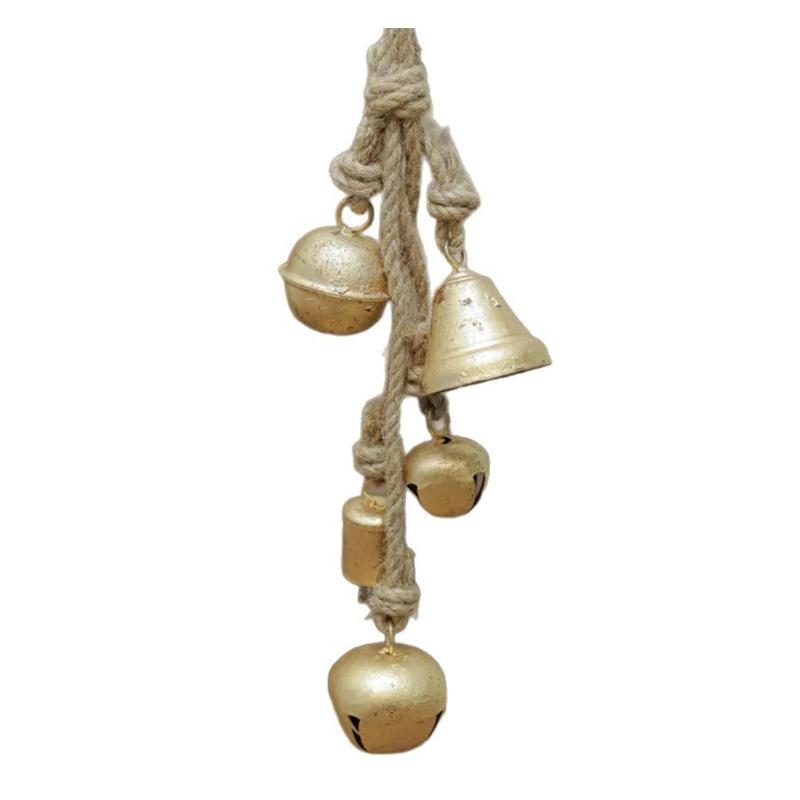 Retro Styles Iron Wind Chimes Handmade With Natural Twine Cord Perfect For Porch Balconies Decoration