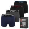 Men’s Boxer Briefs 4-Pack, Cotton Underwear, Assorted Colors