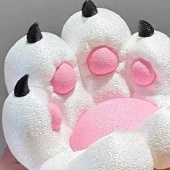 Cat Paw 3D Printed Phone Stand Desktop Holder for Cell Phone Tablet Foldable Portable Phone Mount for Office Home Travel