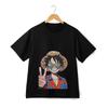 Anime Straw Hat Boy Peace Sign Graphic T-shirt - Once Piece Streetwear