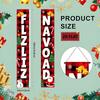 Door Couplet Banner 2pcs 71x12in for New Year & Christmas