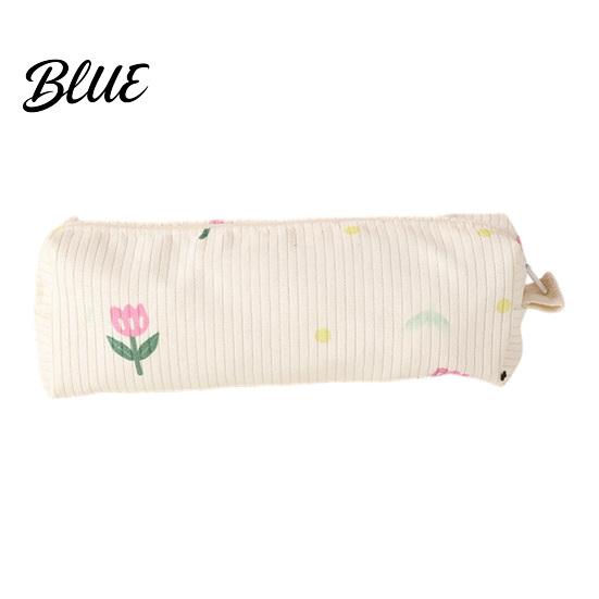 School Supplies Pouch Cute Floral Pencil Case Mini Cotton for Pens Pencils Erasers