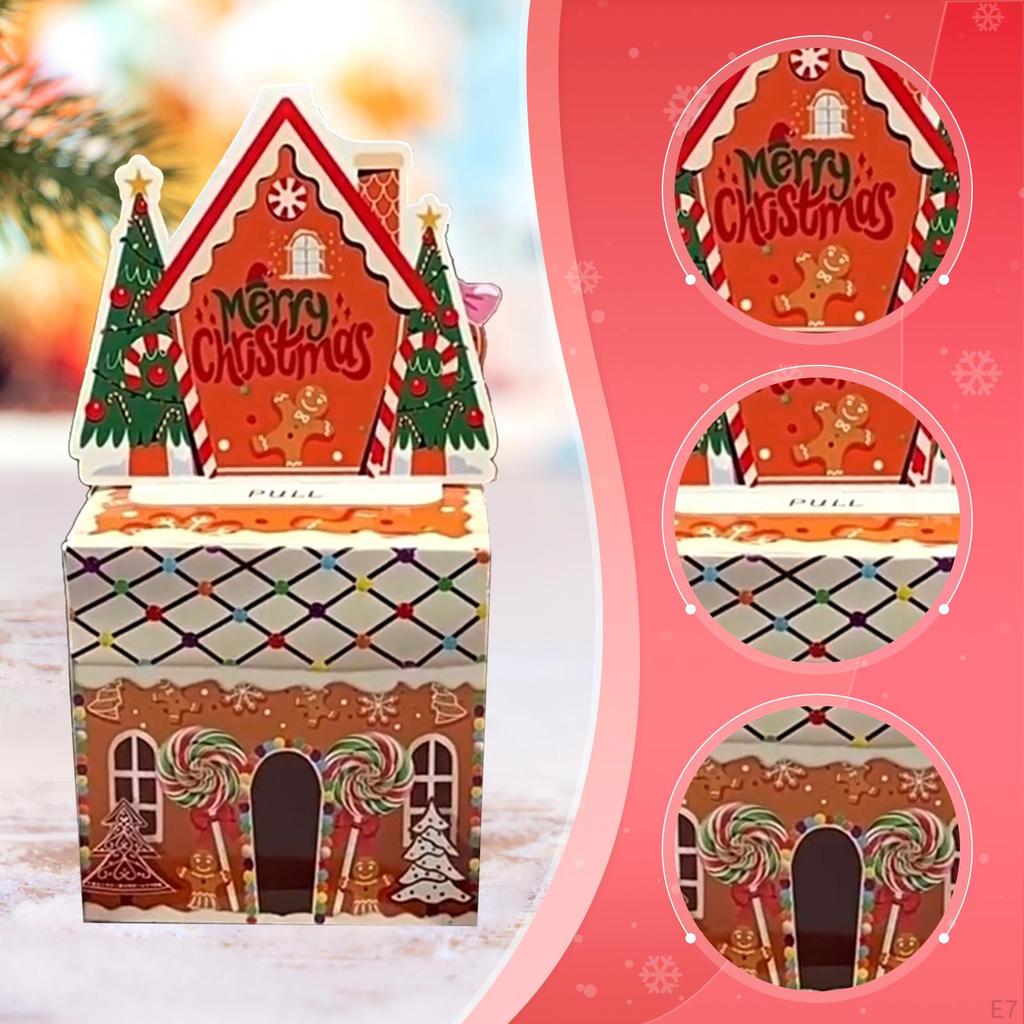 Christmas Money Box Gift Pull Out Case Cards for Women Kids Mom Colleagues Men