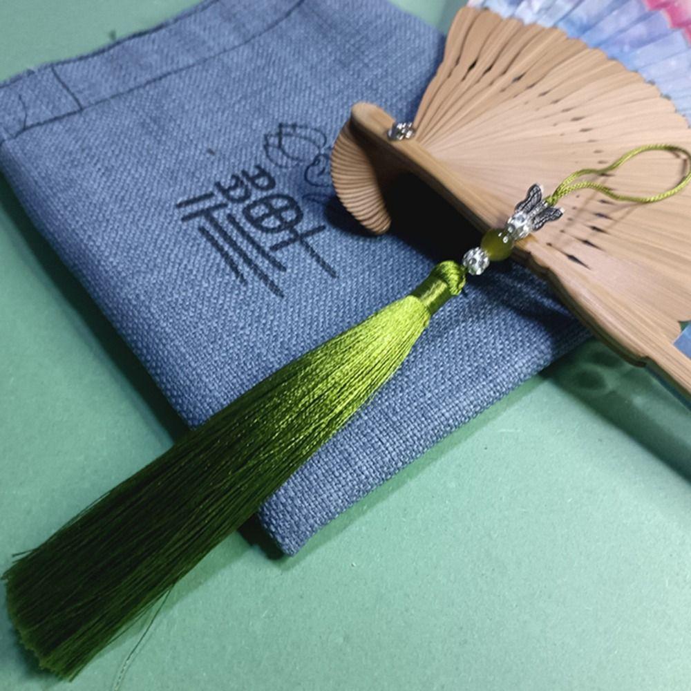 DIY Crafts Bookmark Tassels Lucky Phone Pendant Chain Keychain Tassel Car Keyring  Gift