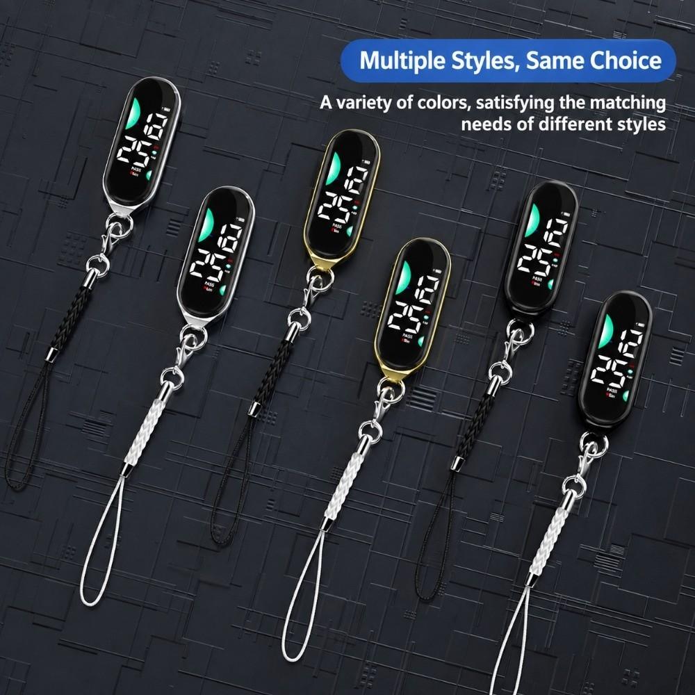 Silent School Clock Waterproof Pendant Keychain Watch Creative Electronic Hanging Watch  Children