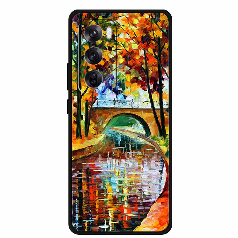 Funda For OPPO Reno 12 / Reno12 Pro Global Case Fashion Printed Soft Silicone Back Cover For Reno12 Pro Cat Phone Case Reno12 5G