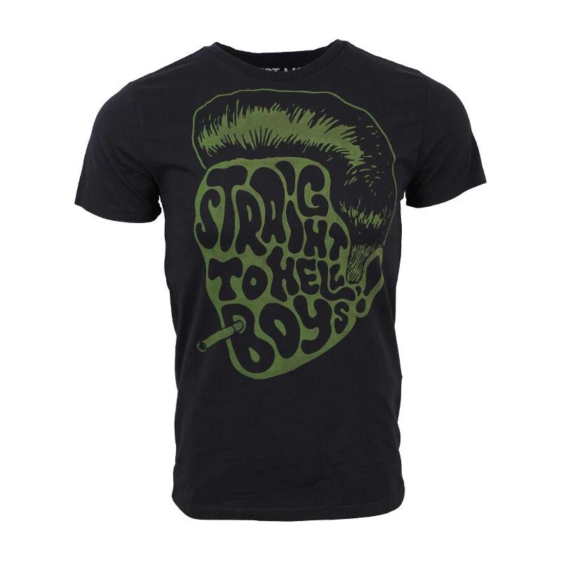 Unisex Adult Casual Graphic IRON FIST STRAIGHT TO HELL SS T SHIRT T... XXXL