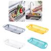 Collapsible Dish Drying Rack Large Capacity Kitchen Sink Dish Drainer Expandable Storage Drain Basket Easy to Use