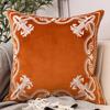 Soft Flannel Pillow Case Exquisite Hand-Embroidered Pillowcases Cushion Cover For Adult Children Home Decorative Throw Pillows