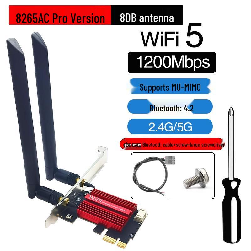 NFA765 Dual-Band AX6000 WiFi 6E & Bluetooth 5.2 Desktop PCIe Wireless Network Card