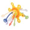 Baby Pull String Toy Brain Development Interactive Fine Motor Skill Colorful Silicone Pull String Se