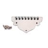 Metal Material Mandolin Tailpiece Silver Mandolin Bridge Replacement  For Mandolin Instrument