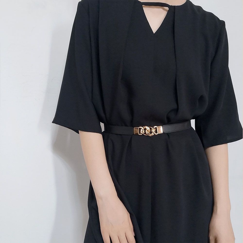 Fashion Ladies Stretch Adjustable Elastic Buckle Waistband Dress Belts Women Waist Belt Waist Strap