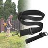 String Trimmer Shoulder Harness Adjustable Nylon Padded Carry Support for Lawn Trimming and Yard Maintenance, Fits Tool Shafts Under 3 Inches