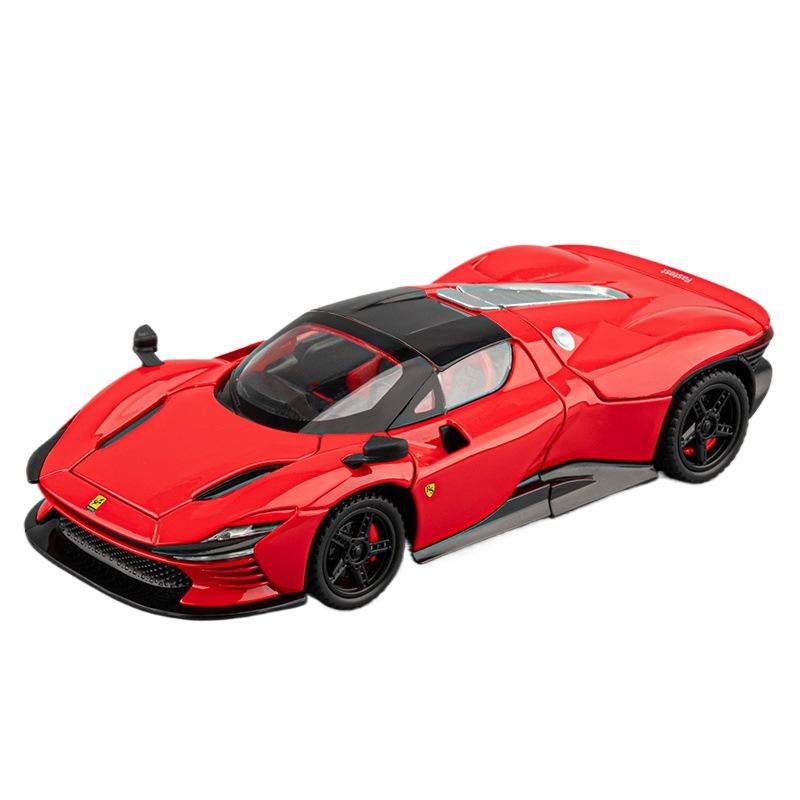 1/32 Ferrari Daytona SP3 Supercar Alloy Model Car Toy Diecasts Metal Casting Sound and Light Car Toys for Children Vehicle