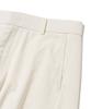 KNITTED Cotton Wide Cut Pants Ivory