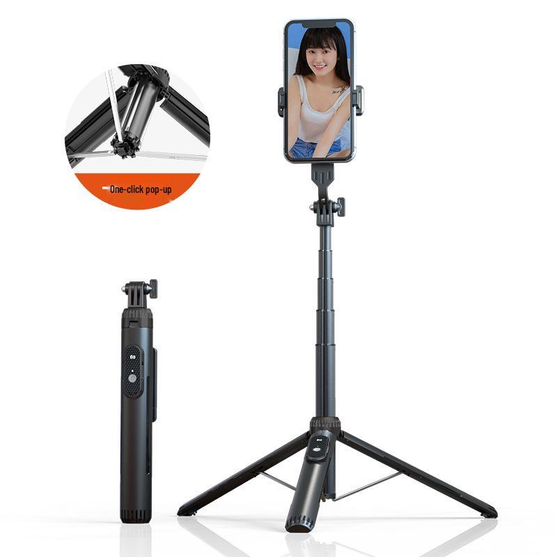 P160 Aluminum Alloy Multifunctional Bluetooth Selfie Stick Tripod for Videos & Live Streaming