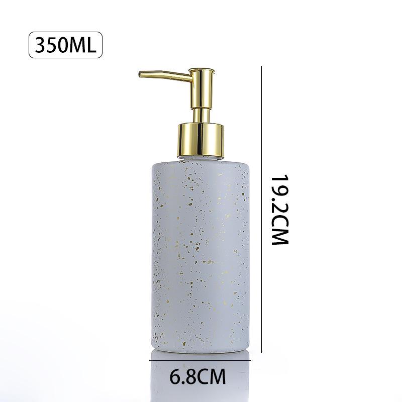 Glass Press-Type Refillable Bottle for Hand Sanitizer, Shampoo, or Shower Gel – Ideal for Hotel and B&B Bathrooms