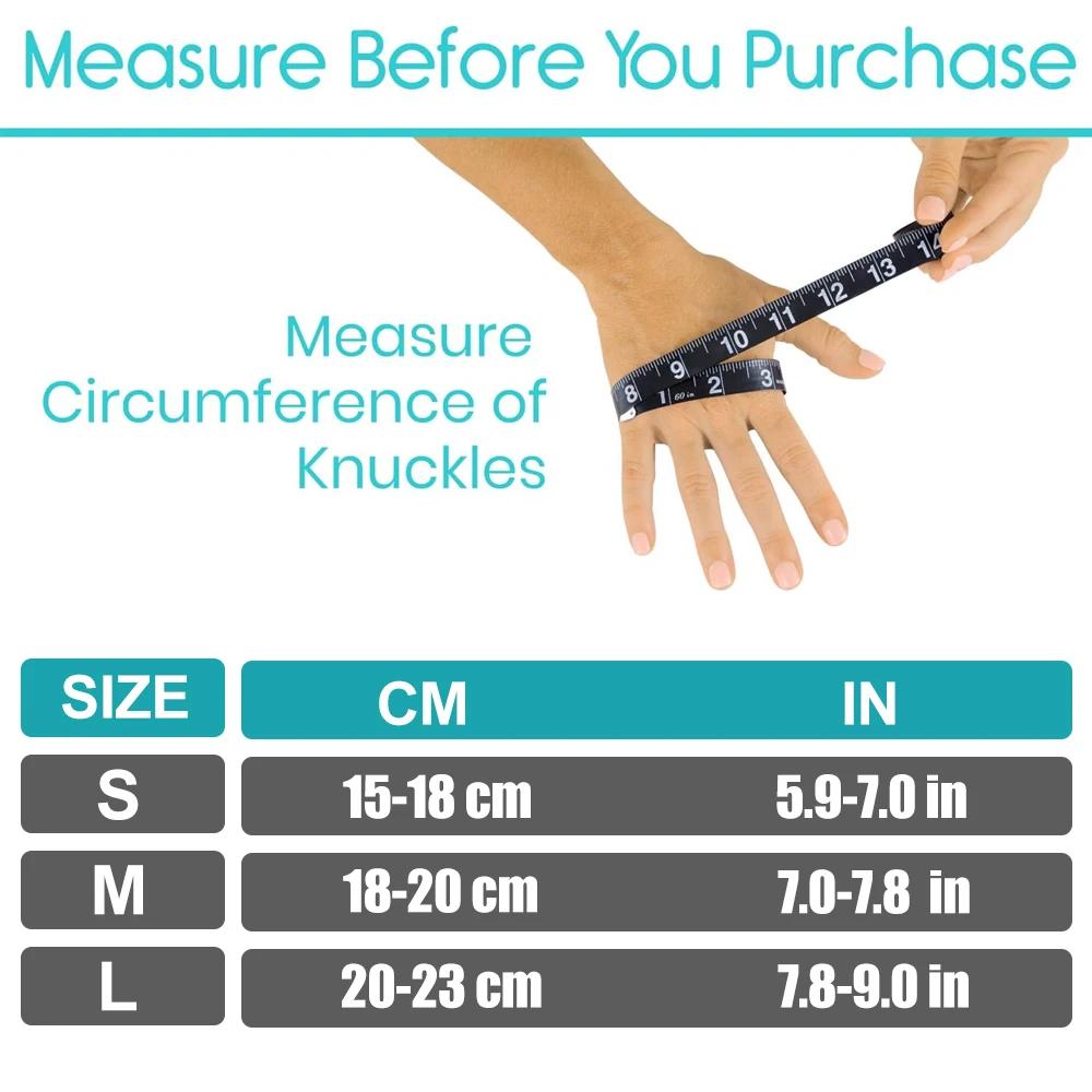 1Pair Compression Arthritis Bamboo Gloves - Compression Gloves For Joint Pain Support - Men'S & Women'S Fingerless Gloves Sports