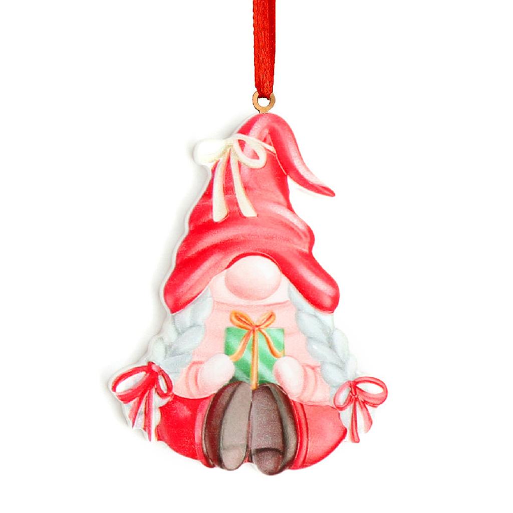 Christmas Resin Funny Pendant Hanging Gift Holiday Party Front Door