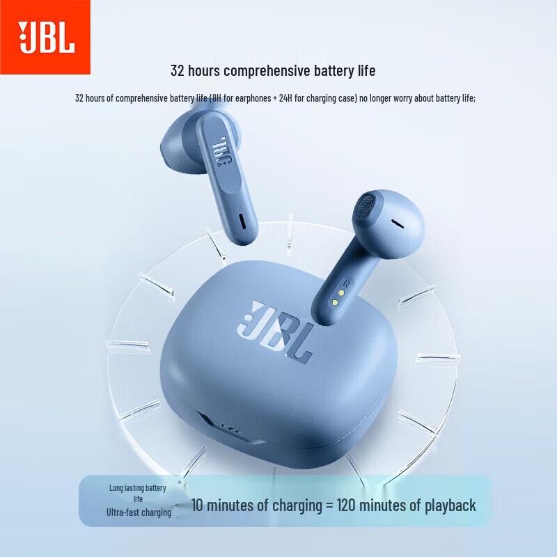 JBL Wave Flex True Wireless Half-In-Ear Earbuds