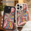Phone Case: 2D Flat Design Suitable for iPhone 18, 17, 16, 15, 14, 13 Pro Stepped Protective Case, Nebula Star Pattern, Halloween Gift