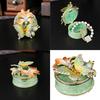 Sakura-Butterfly Jewelry Box Small Decorative Case Ideal for Keeping Earrings Bracelets & Tiny Accessorie Premium Jewelry Box