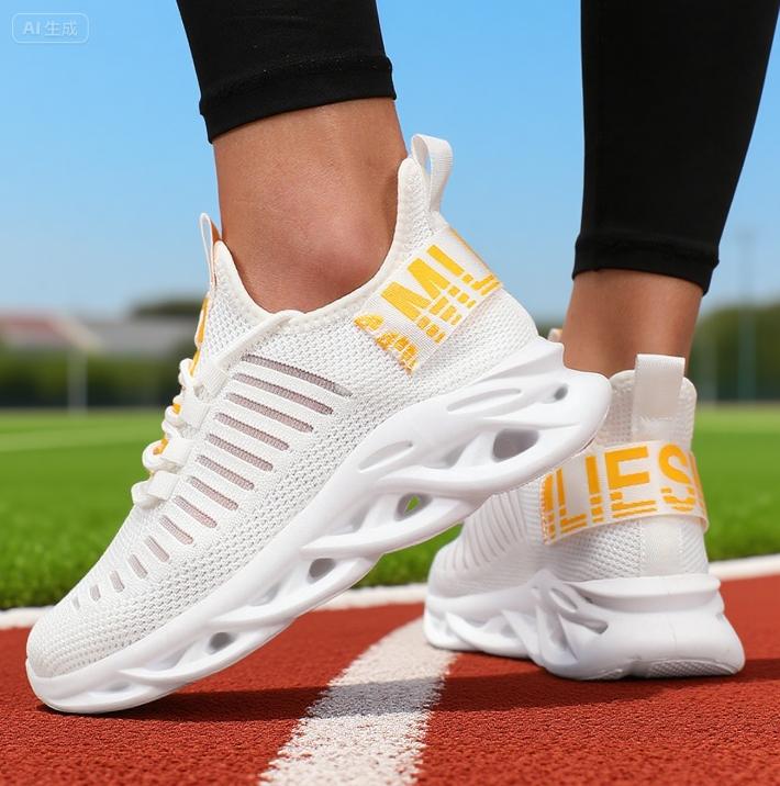 Outdoor Women'S Tennis Shoes Fashion Avant-Garde Rebounding Breathable Sneakers Non Slip Comfortable Classic Women Running Shoes