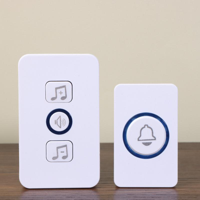 

Дверной звонок с дистанционным управлением, на клейкой основе, с большим радиусом действия, громкий, умный, для пожилых людей и детей белый