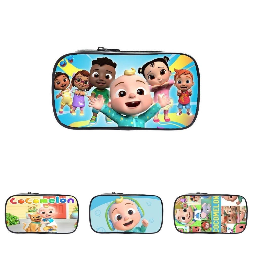 Cocomelon Pencil Box Large Capacity Storage Bag Ideal For Students And Kids