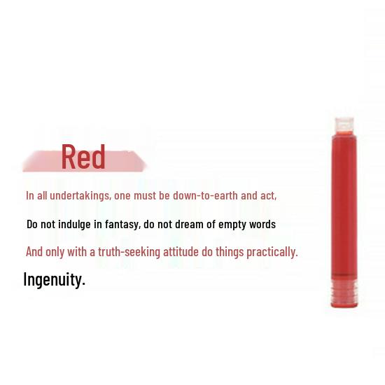 Replaceable Calligraphy Fountain Pen Cartridges, 3.4mm, Posture Correction, Blue/Black/Red Ink
