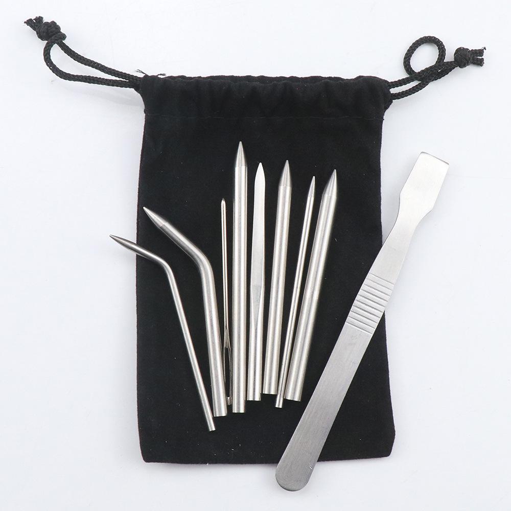 Stainless Steel Paracord Weaving Needle for DIY Bracelet & Survival Tool, 48H Shipping, Outdoor Essential.