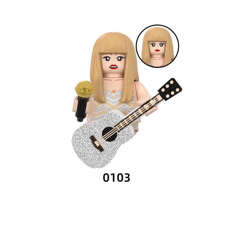 TP1026 LG1015 Swifts Beliebte Sängerinnen Bausteine Modell Mini Actionfigur Zubehör Halloween Geschenke für Kinder