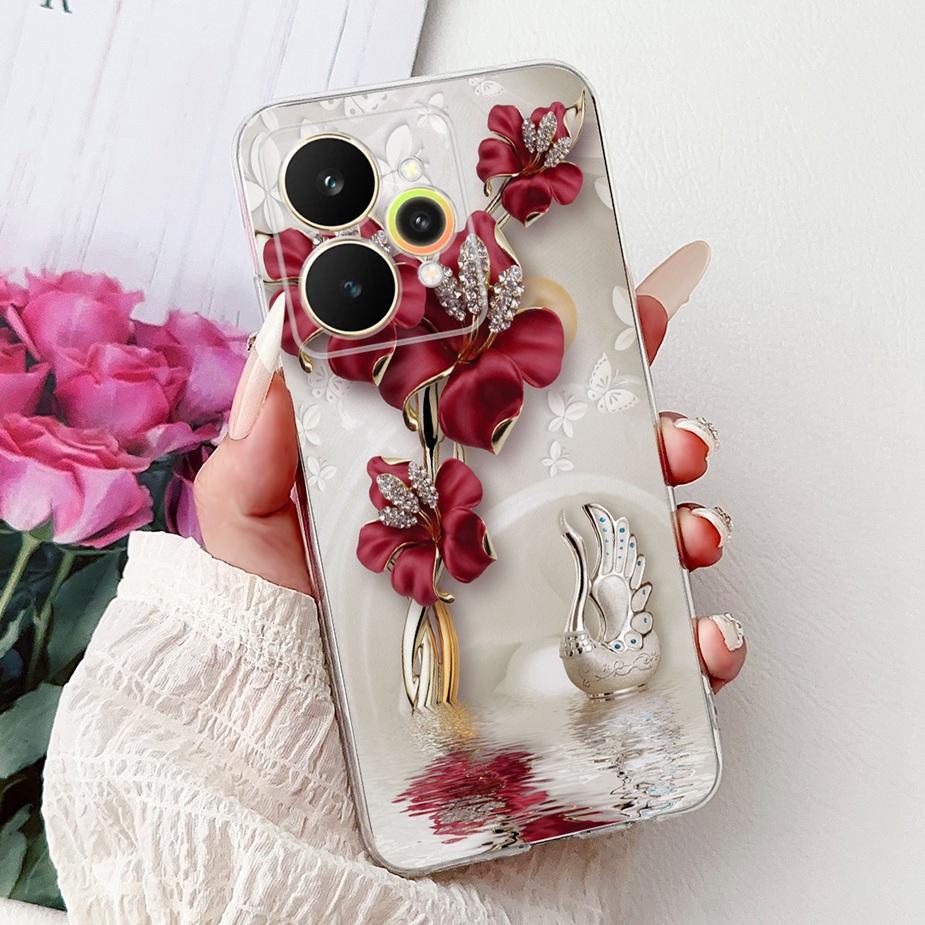 For Realme 15 Case Realme15 Pro RMX5101 Luxury Fashion Painted Cover Soft Slim Phone Case For Realme 15 Pro 5G Back Cover Bumper