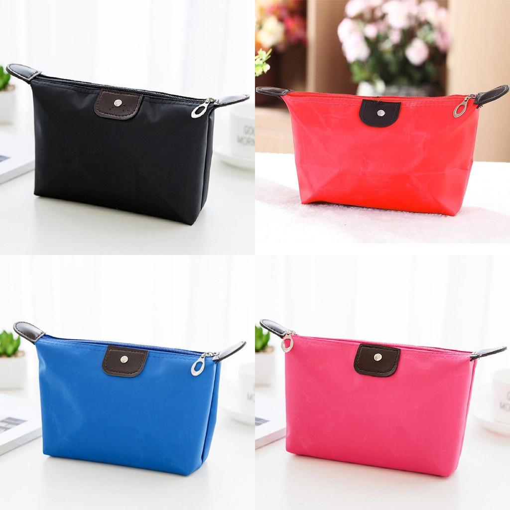 Dumpling Makeup Bag Foldable Travel Cosmetic Organizer With Handheld Design For On The Go Use