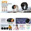 Bluetooth Smartwatch with AMOLED 1.32-inch display, LED flashlight, compass, and outdoor features
