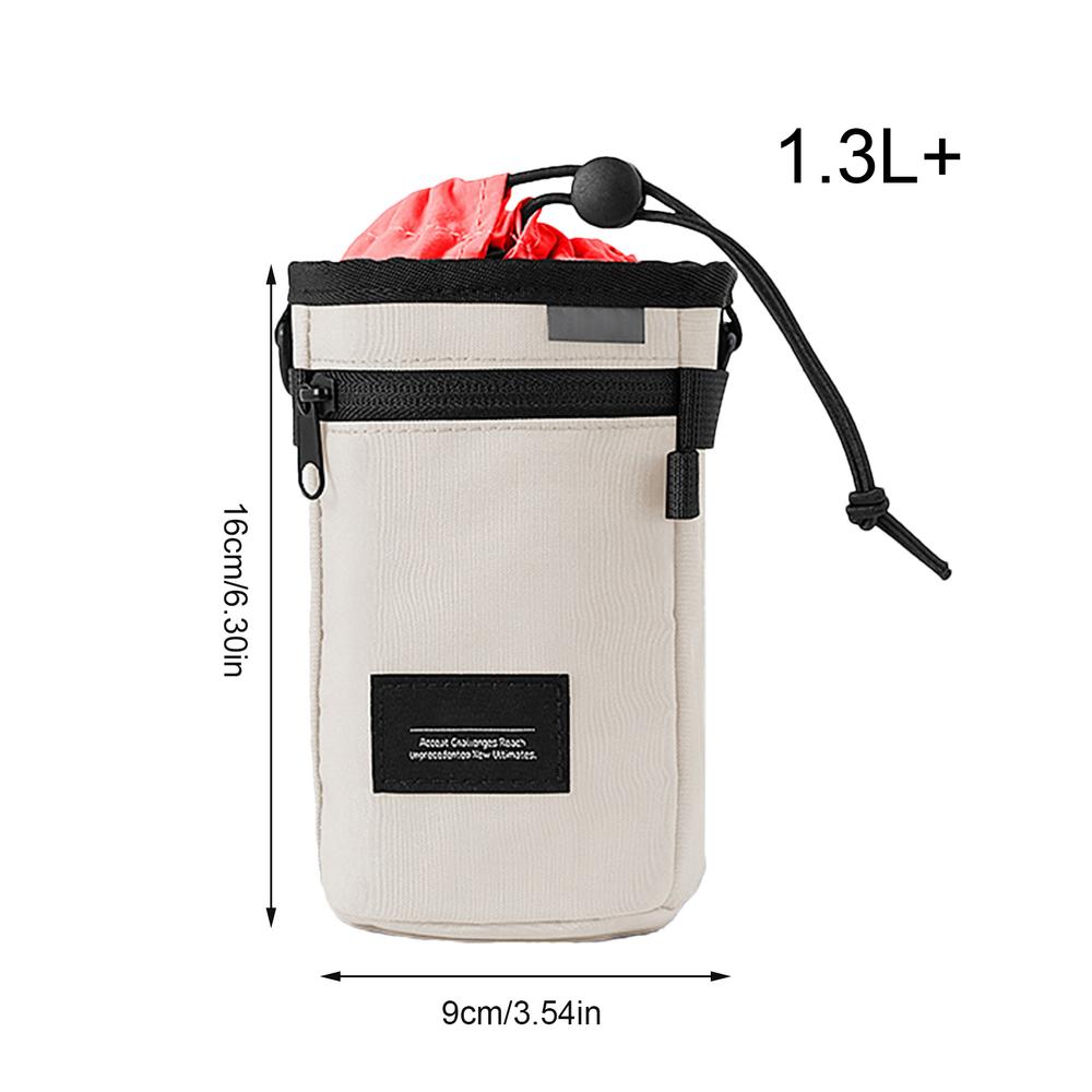 Bicycle Cup Holder Storage Bag Portable Waterproof Water Bottle Bag Road Bicycle Bag Camping Cup Storage Bag Waterproof