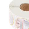 500Pcs Candle Warning Label Candle Jar Container Stickers Melting Safety Label