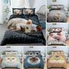 Canadian Sphynx Cat Duvet Cover King Queen Lovely Pet Kitty Bedding Set Kids Teens Adults Cute Animal Soft Polyester Quilt Cover