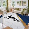 DAF Design Crystal Velvet Rug Soft Decorative Mat for Bedroom Entrance