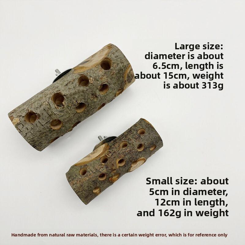 

Rabbit, Totoro, Teething Stick, Anti-bite Cage, Apple Wood, Parrot, Bird Gnawing Toy, Wooden Standing Pole, Standing Stick Fixed Type small 1pc