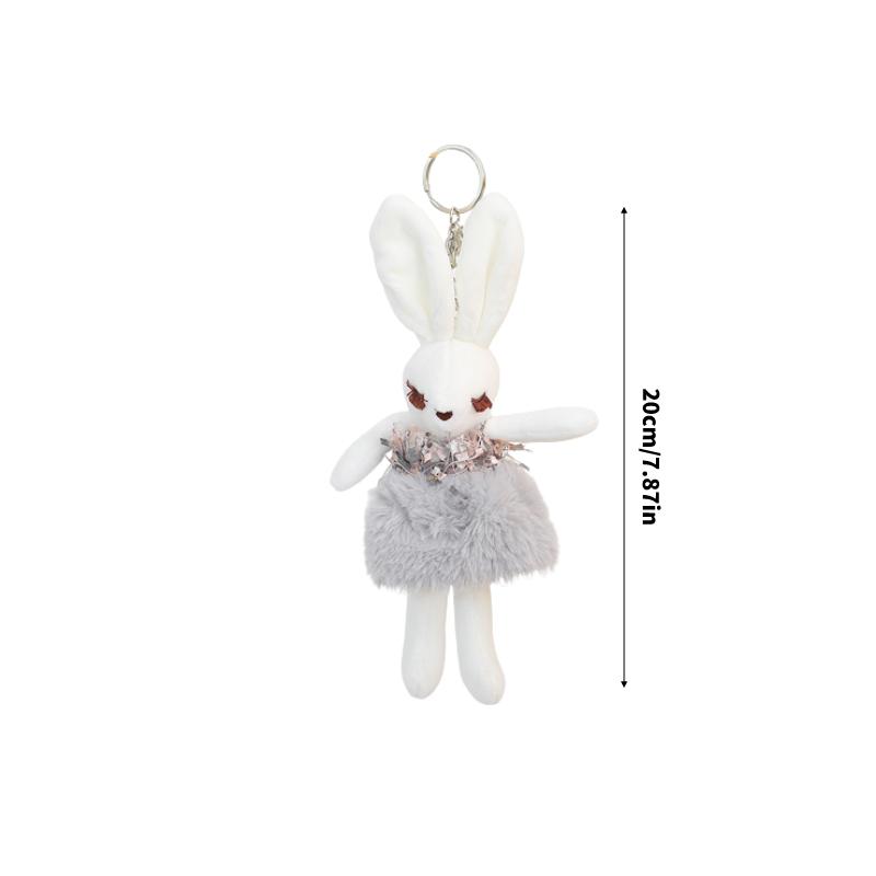 

Plush Series Ballet Toy Dance Little Rabbit Doll Girl Gift Photography Props White Mumu Rabbit,20cm/7.87in